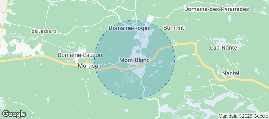 Les Laurentides Airbnb map